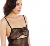  Petal Play Babydoll in Black | Luxurious Black Lace Lingerie | Between the Sheets Fine Intimates  7