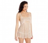  Petal Play Babydoll in Peony | Luxurious Peach Lace Lingerie | Between the Sheets Fine Intimates  5