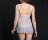  Petal Play Babydoll in Silver | Luxurious Floral Lace Lingerie | Between the Sheets Fine Intimates  4