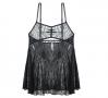  Petal Play Babydoll in Black | Luxurious Black Lace Lingerie | Between the Sheets Fine Intimates  Image