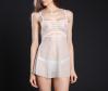  Airplay Sheer Babydoll in Vanilla | Luxurious Sheer Mesh Lingerie | Between the Sheets Designer Intimates 3