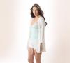  Playfield Sleep Short in Ivory - Between the Sheets Collection | Luxurious MicroModal Rib Sleepwear | Luxury Designer Sleepwear | Luxe Modal Lounge Separates | Made in USA 4