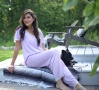 Venus in Play Pajama Lounge Pant in Lilac | Luxury Knit Nightwear | Between the Sheets Loungewear 5