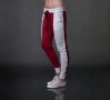 Make a Pass Oatmeal Oxblood (Sangria) Jogger | Color Blocked Warmups | Luxury Athleisure | Between the Sheets Loungewear 3