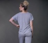 Venus in Play Lounge Tee in Heather Grey | Jersey knit Luxury Nightwear | Between the Sheets Loungewear 4