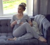 Venus in Play Pajama Lounge Pant in Heather Grey | Luxury Knit Nightwear | Between the Sheets Loungewear 6