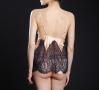 Deco Lace Cami in Peach | Couture Silk Lace Nightwear | Specimens of Seduction by Layla L'obatti  4