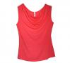 Matchplay Coral Cowlneck Tank | Luxury Loungewear | Designer Lounge-wear | Between the Sheets Sleepwear Image