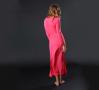 Matchplay Coral Long Luxury Knit Robe | Luxury Loungewear | Designer Robe | Between the Sheets Sleepwear 5