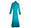 Matchplay Marine Long Luxury Knit Robe | Luxury Loungewear | Designer Robe | Between the Sheets Sleepwear Image