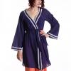 Robe in Dusk - Play a Spell by Between the Sheets Collection | Luxurious Cotton Sleepwear | Luxury Designer Sleepwear | Luxe Cotton Lounge Separates | Made in USA 3