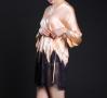 Deco Lace Robe in Peach | Couture Silk Lace Nightwear | Specimens of Seduction by Layla L'obatti  4
