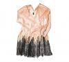 Deco Lace Robe in Peach | Couture Silk Lace Nightwear | Specimens of Seduction by Layla L'obatti  Image