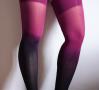 Ruby Ombre Thigh Highs | Dip Dyed Gradient Stay-Ups by Velvet Heart | Playful Sophisticated Legwear at Between the Sheets 3
