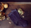 Herringbone Crew socks in Purple Blue  | Patterned Ankle Socks | Playful Sophisticated Legwear at Between the Sheets 5
