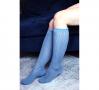 Slate Blue Pointelle Knee-High socks  | Blue Crochet Knee Socks | Playful Sophisticated Legwear at Between the Sheets 5
