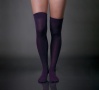 Solid Purple Over the Knee socks | Thigh high Socks | Made in USA Socks at Between the Sheets 3