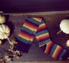 Rainbow Striped Over the Knee socks | Striped Thigh high Socks | Made in USA Socks at Between the Sheets 7