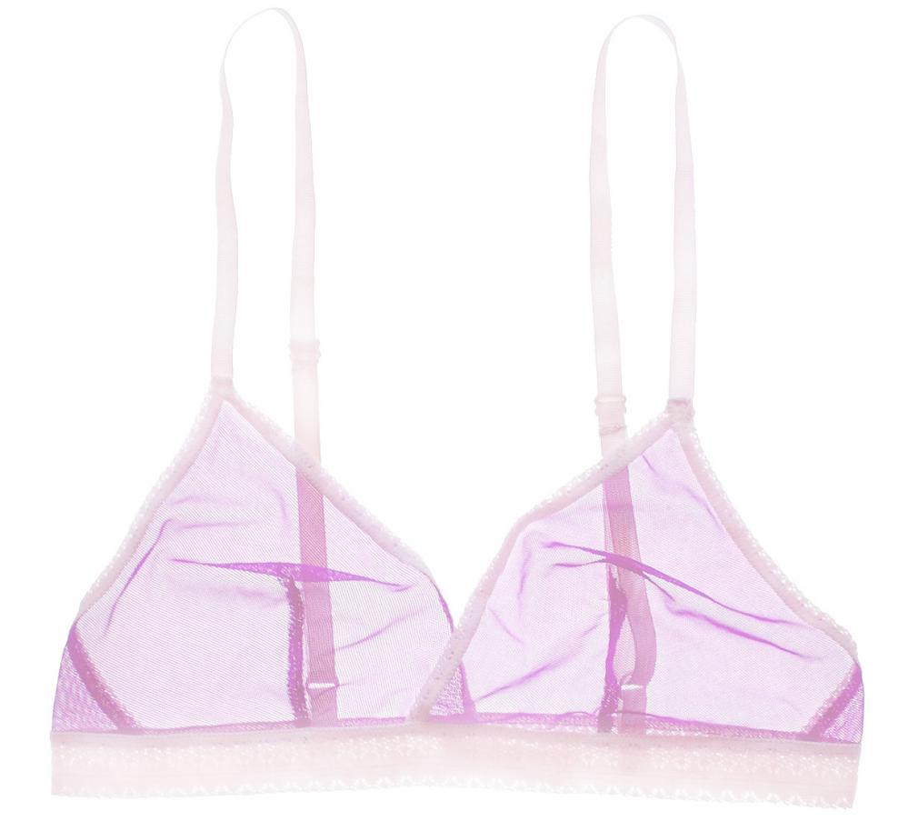 airplay mesh bralette in orchid