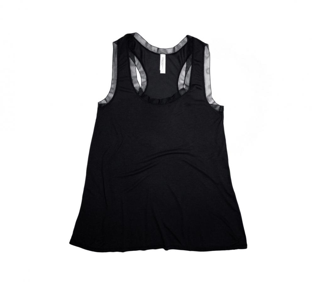 Playdate silk modal jersey racerback tank in black - Between the Sheets Collection Lounge wear Mother's Day Gift guide