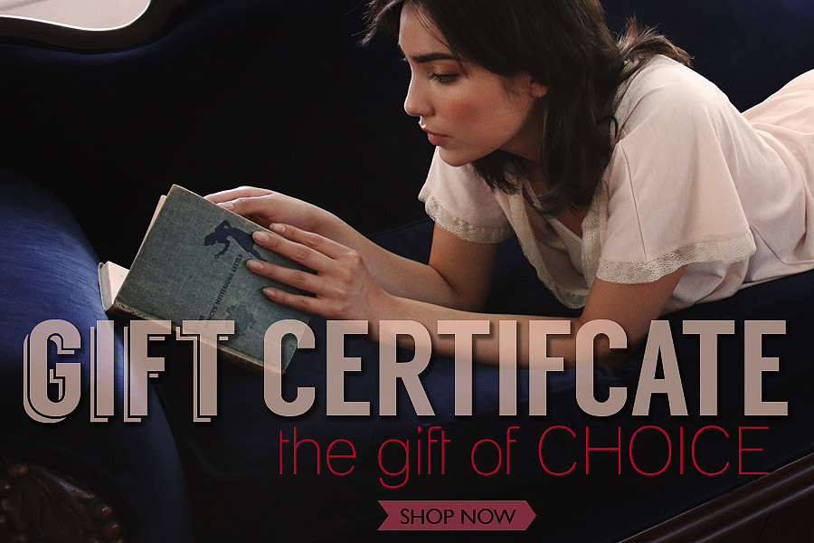 give the gift of choice - Between the Sheets gift certificate
